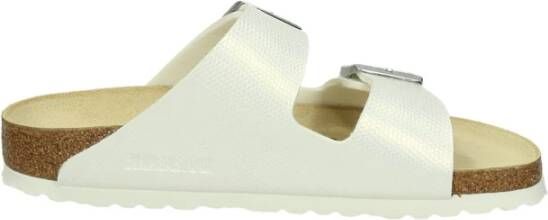 Birkenstock Arizona BS Birko-Flor Geëmbost White Dames