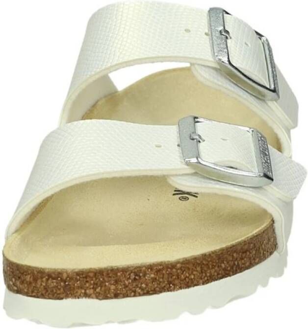 Birkenstock Arizona BS Birko-Flor Geëmbost White Dames