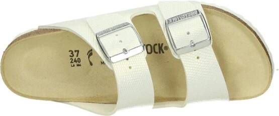 Birkenstock Arizona BS Birko-Flor Geëmbost White Dames