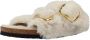 Birkenstock Arizona Bb Shearling Teddy Eggshell Laf Eggshell Schoenmaat 38 Slides 1023130 - Thumbnail 10