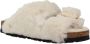 Birkenstock Arizona Bb Shearling Teddy Eggshell Laf Eggshell Schoenmaat 38 Slides 1023130 - Thumbnail 13