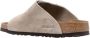 Birkenstock Comfortabele Suède Zurich Sandalen Beige Dames - Thumbnail 3