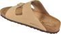 Birkenstock Arizona Big Buckle Nubuck Leder Sandalen Beige Dames - Thumbnail 3