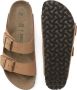 Birkenstock Arizona Vegan Birko-Flor Nubuck Sandalen Brown - Thumbnail 10
