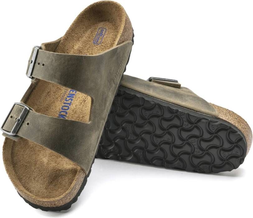 Birkenstock Comfortabele Zomerslides Green Heren