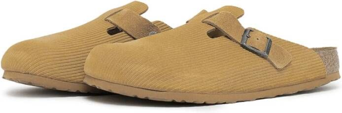 Birkenstock Corduroy Kurk Bruin Mules Brown Dames