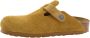 Birkenstock Bruine Corduroy Sandalen Leer Instapper Brown Unisex - Thumbnail 6