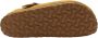 Birkenstock Bruine Corduroy Sandalen Leer Instapper Brown Unisex - Thumbnail 9
