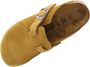 Birkenstock Bruine Corduroy Sandalen Leer Instapper Brown Unisex - Thumbnail 10