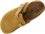 Birkenstock Bruine Corduroy Sandalen Leer Instapper Brown Unisex - Thumbnail 9