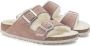 Birkenstock Sandalen Arizona Shearling Narrow Pink Clay - Thumbnail 4