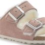 Birkenstock Sandalen Arizona Shearling Narrow Pink Clay - Thumbnail 9