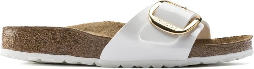 Birkenstock Madrid Big Buckle Sandalen Wit Dames