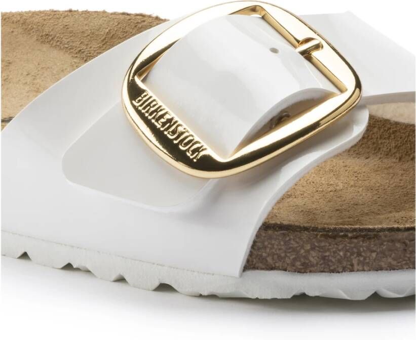 Birkenstock Madrid Big Buckle Sandalen Wit Dames