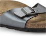 Birkenstock Madrid Dames Slippers Metallic Black Narrow fit | Zwart | Imitatieleer - Thumbnail 53