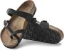 Birkenstock Damessandalen Mayari Vegan Birko-Flor Birkibuc Large Zwart Dames - Thumbnail 7