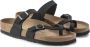 Birkenstock Damessandalen Mayari Vegan Birko-Flor Birkibuc Large Black Dames - Thumbnail 25