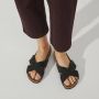 Birkenstock Slipper Siena 1022222 Zwart Suède Zacht Voetbed Smal - Thumbnail 14