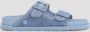 Birkenstock Blauwe Leren Sandalen voor Mannen Blue Heren - Thumbnail 3