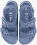 Birkenstock Sandales en denim et cuir Blue Dames - Thumbnail 2