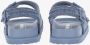 Birkenstock Sandales en denim et cuir Blue Dames - Thumbnail 4