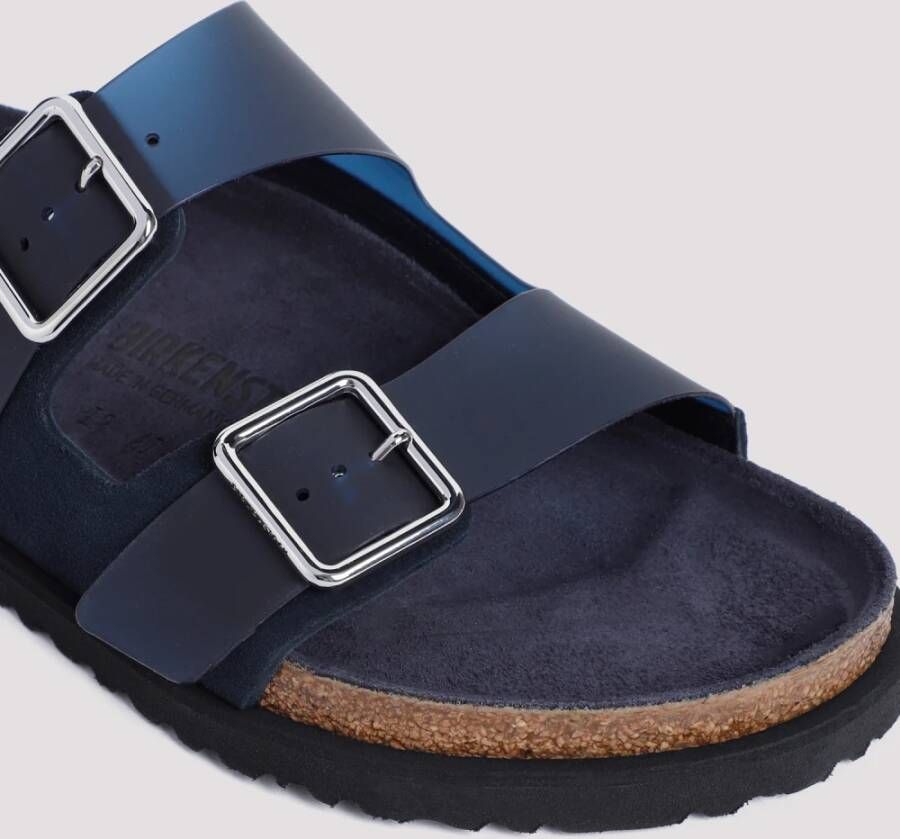Birkenstock Donkerblauwe Arizona Sliders Blue Heren