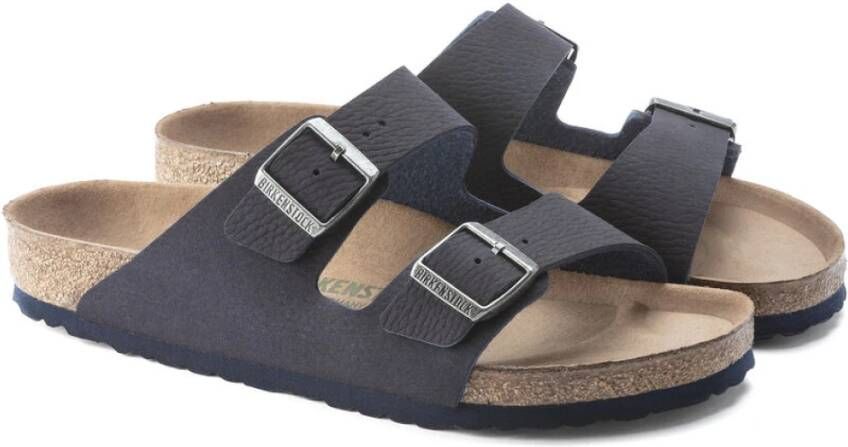 Birkenstock Donkerblauwe Arizona Syn Sandalen Blauw Heren