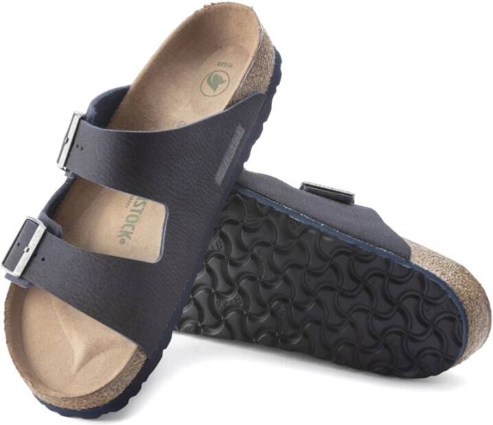 Birkenstock Donkerblauwe Arizona Syn Sandalen Blauw Heren