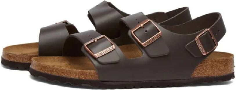 Birkenstock Donkerbruine Stijlvolle Sandalen Brown Heren