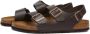 Birkenstock Donkerbruine Stijlvolle Sandalen Brown Heren - Thumbnail 2