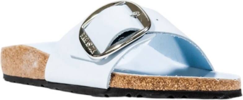Birkenstock Eco-leren sandalen met grote gesp