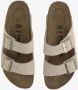 BIRKENSTOCK Arizona Nubuck Ecru narrow Beige Nubuck Plateau sandalen Dames - Thumbnail 11