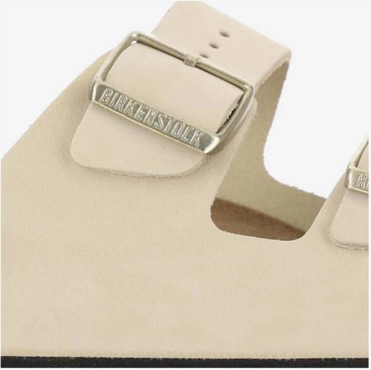 Birkenstock Ecru Stijl Sandalen Beige Dames