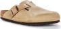 Birkenstock Elegante Pin Buckle Klomp in Tabak Beige - Thumbnail 6