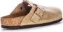 Birkenstock Elegante Pin Buckle Klomp in Tabak Beige - Thumbnail 7