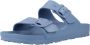 Birkenstock Dubbele gesp rubberen sandalen lichtgewicht Blue Heren - Thumbnail 9