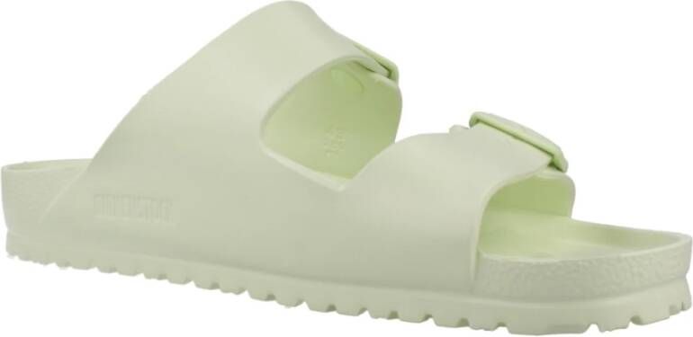 Birkenstock Arizona Essentials Sliders Green Heren
