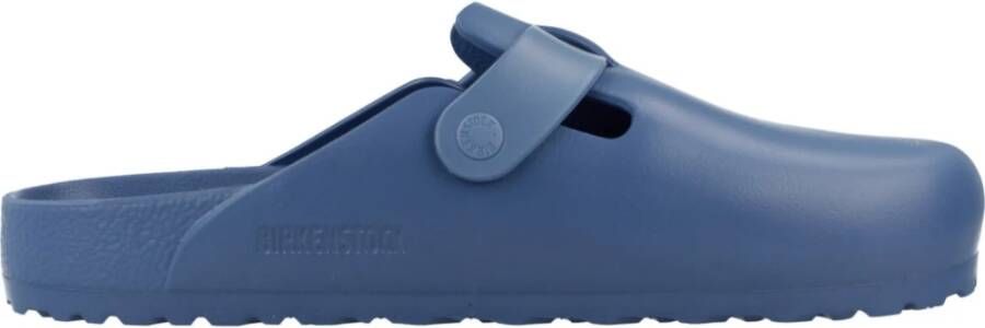 Birkenstock Boston Mules Blue Heren