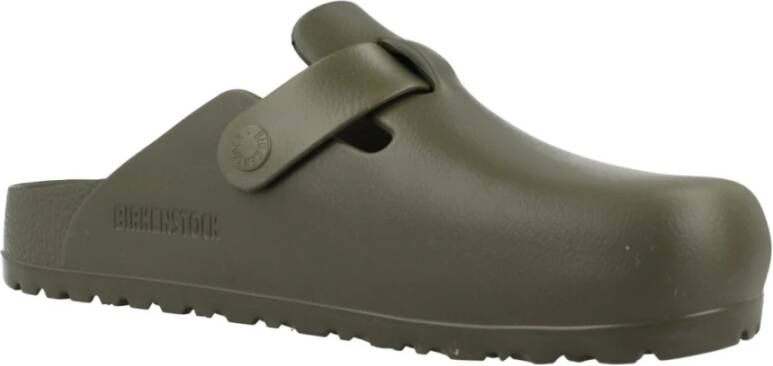 Birkenstock Comfortabele Boston Mules Green Dames