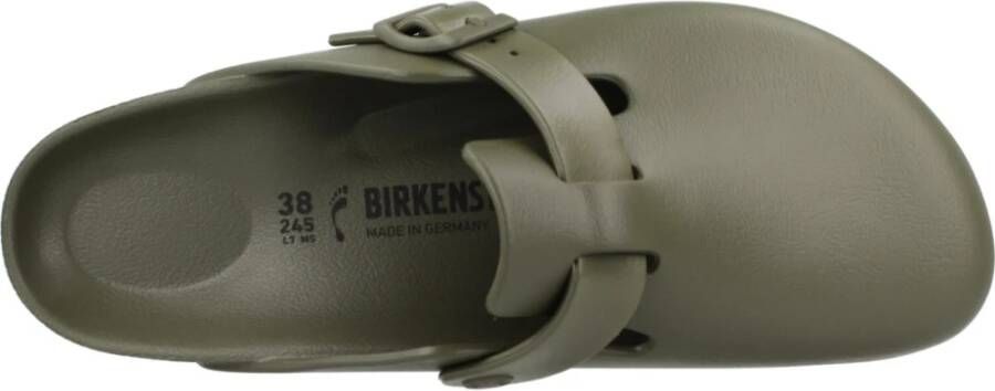 Birkenstock Comfortabele Boston Mules Green Dames