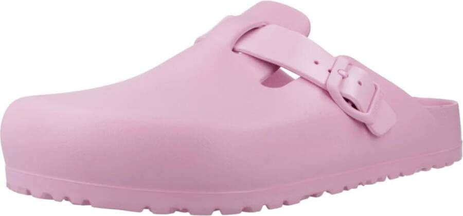 Birkenstock Boston EVA Mules Pink Heren