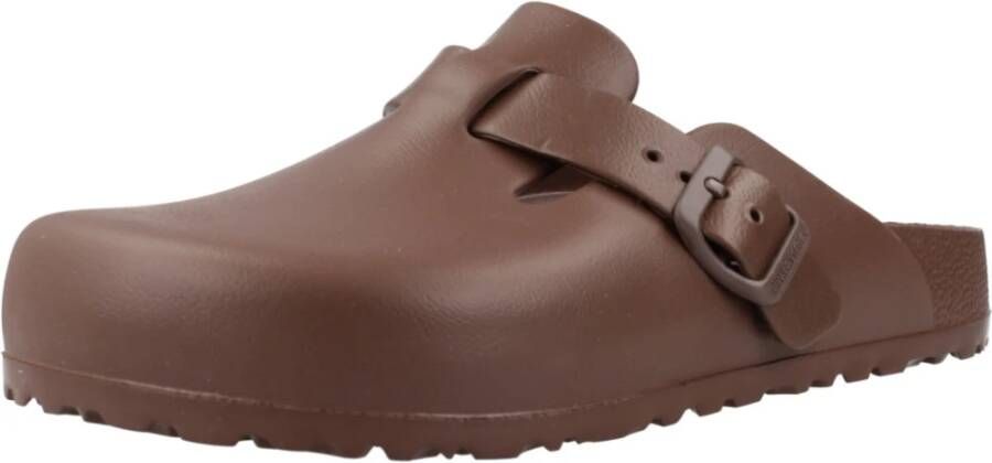 Birkenstock Boston EVA Mules Brown Dames