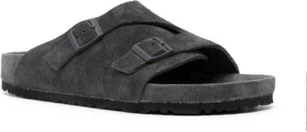 Birkenstock Exquise Suède Sandalen Gray Heren