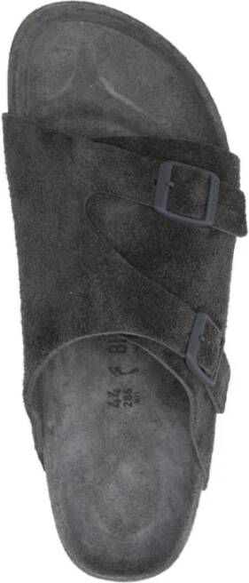 Birkenstock Exquise Suède Sandalen Gray Heren