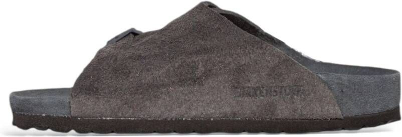 Birkenstock Exquise Suède Sandalen Gray Heren