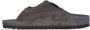 Birkenstock Exquise Suède Sandalen Gray Heren - Thumbnail 2