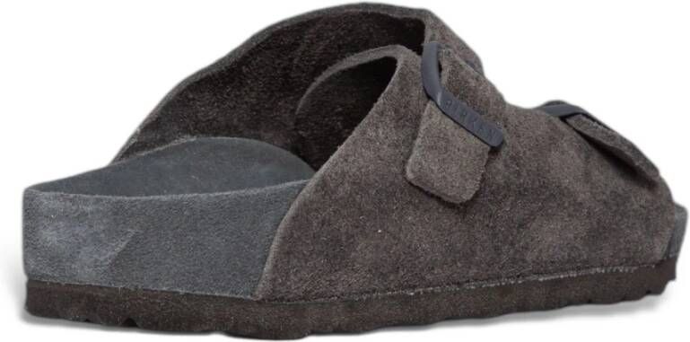 Birkenstock Exquise Suède Sandalen Gray Heren