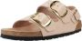 Birkenstock Beige Big Buckle Sandalen Natuurlijk Leer Beige Dames - Thumbnail 14