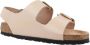 Birkenstock Beige Big Buckle Sandalen Natuurlijk Leer Beige Dames - Thumbnail 17