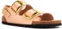 Birkenstock Milano Big Buckle Platte Sandalen Beige Dames - Thumbnail 2